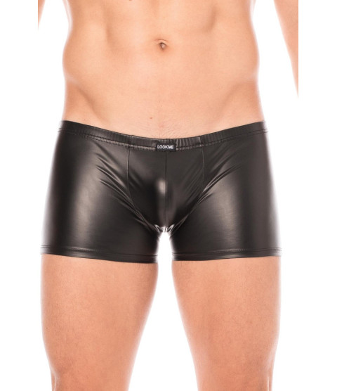 Boxer simili cuir - LM2008-67BLK